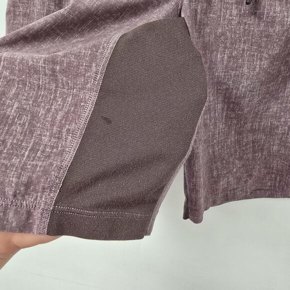 Lululemon Shorts Mens S T.H.E. Liner Sunbleached Cherry Cola Stretch Athletic 9" - Picture 5 of 9